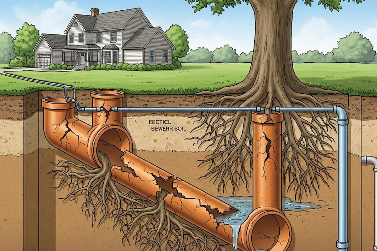 Clay pipes need replacing